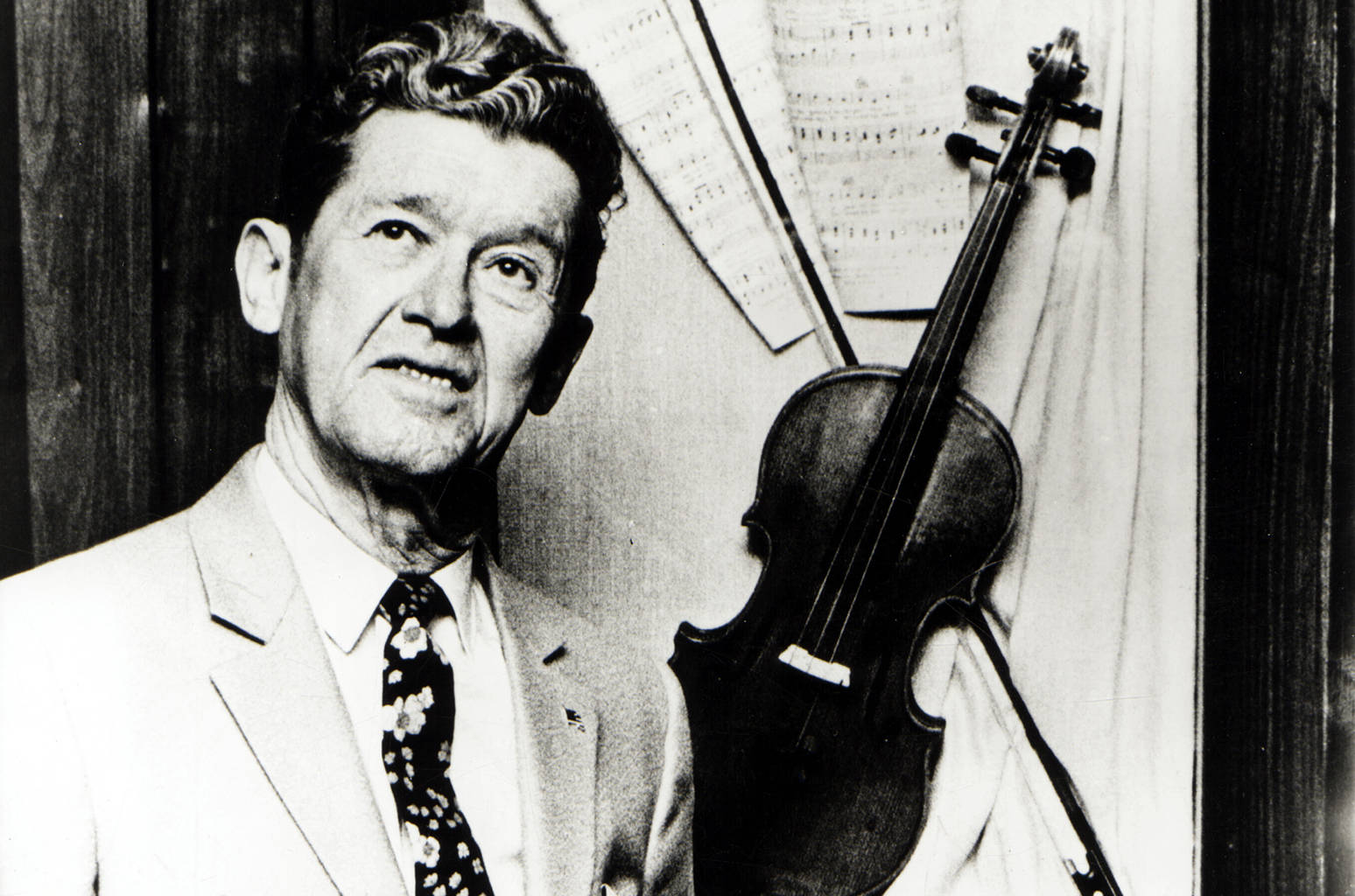 Roy Acuff, fiddle player, suit, HD Desktop Wallpaper