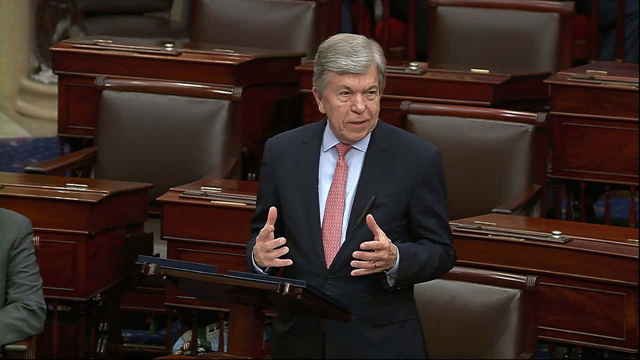 Roy Blunt, senate meeting, podium, HD Desktop Wallpaper