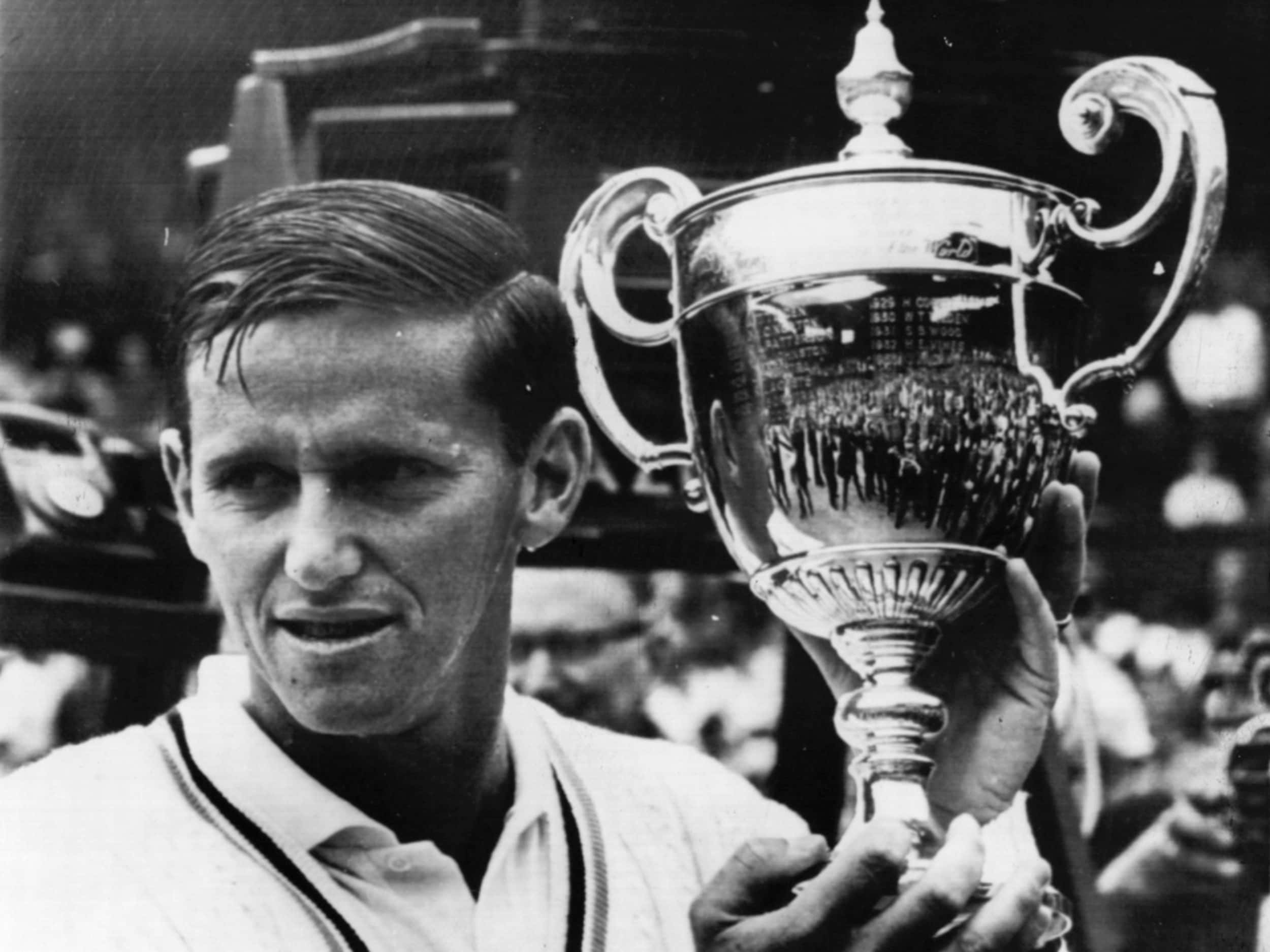 Roy Emerson, trophy, ornate silver trophy, Full HD Desktop Wallpaper