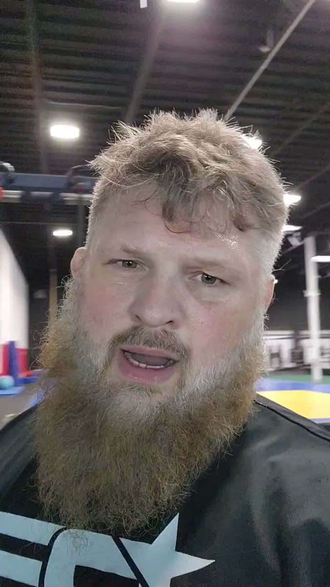 Roy Nelson, gym, sweaty, SD Phone Wallpaper