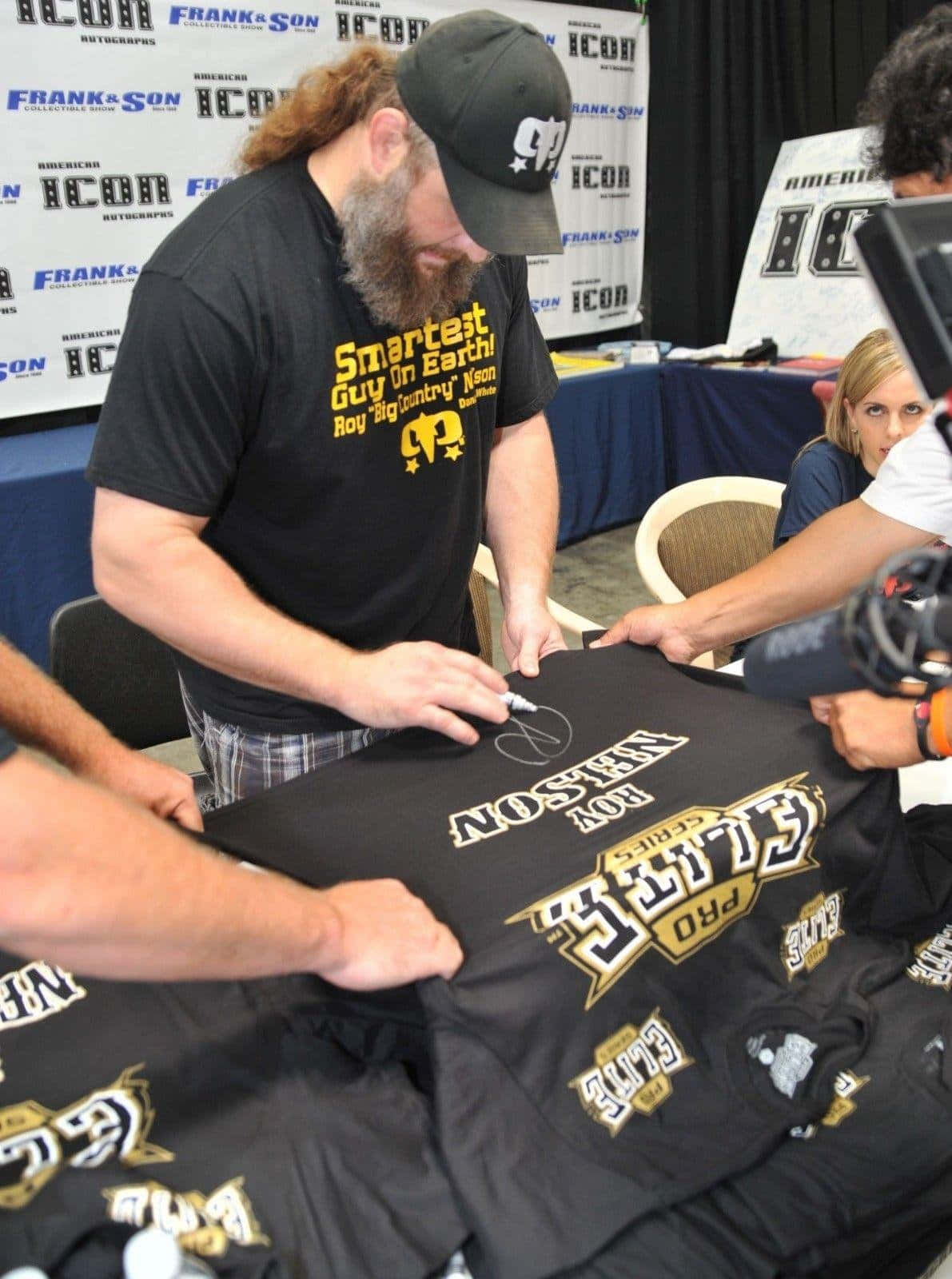 Roy Nelson, black cap, black tshirt, HD Phone Wallpaper
