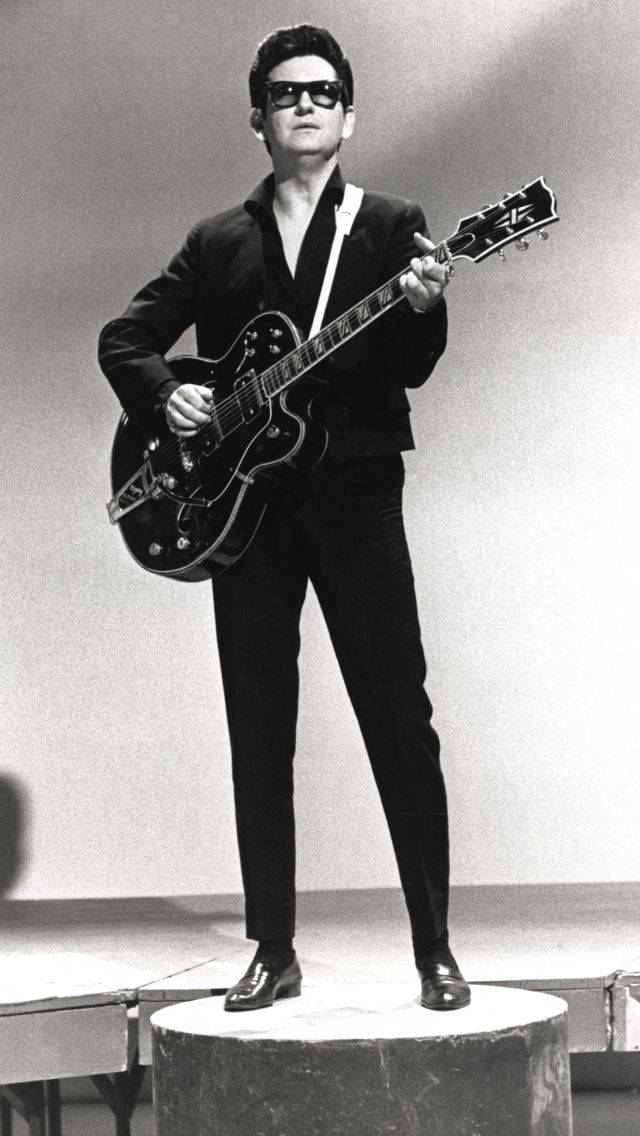 Roy Orbison, black suit, sunglasses, SD Phone Wallpaper