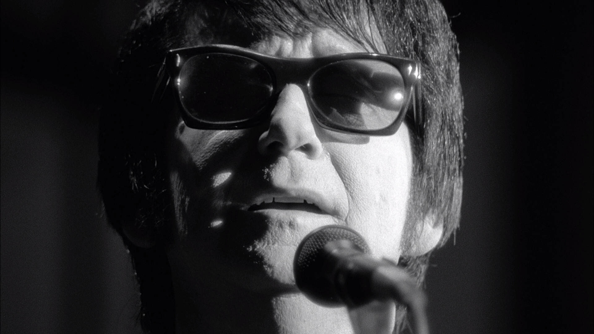 Roy Orbison, singer songwriter, black and white, Full HD Desktop Wallpaper