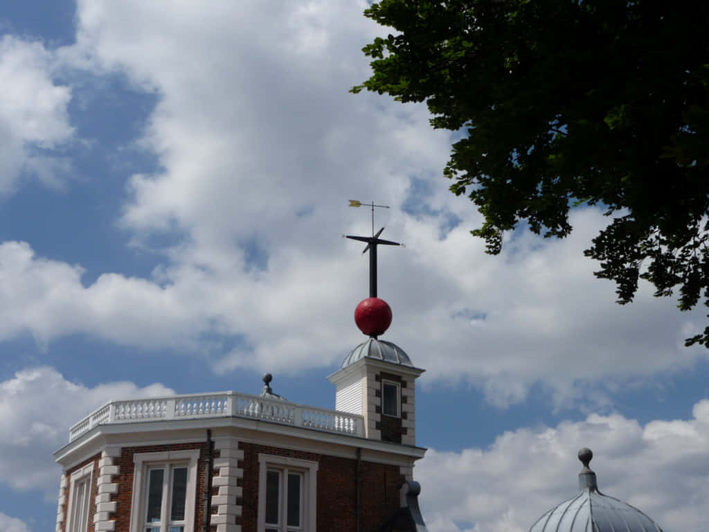 Royal Observatory, twilight sky, brick building, SD Desktop Wallpaper