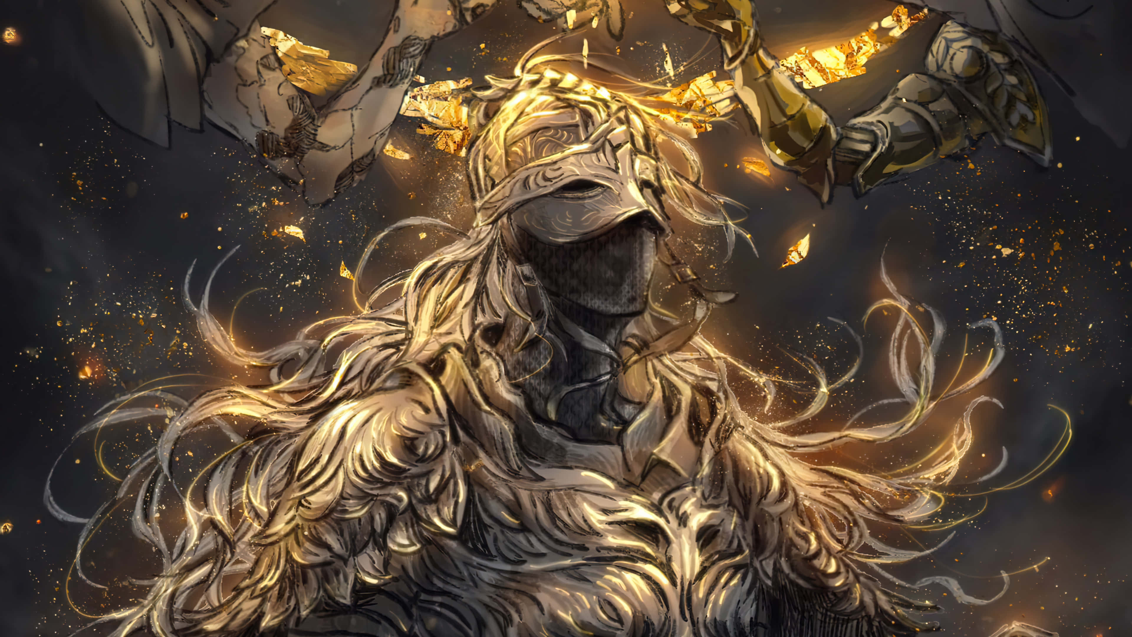 RPG, 3840 x 2160, masked warrior, 4K Desktop Wallpaper