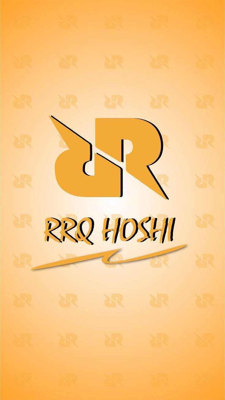 Rrq, golden logo, stylized R and H letters, HD Phone Wallpaper