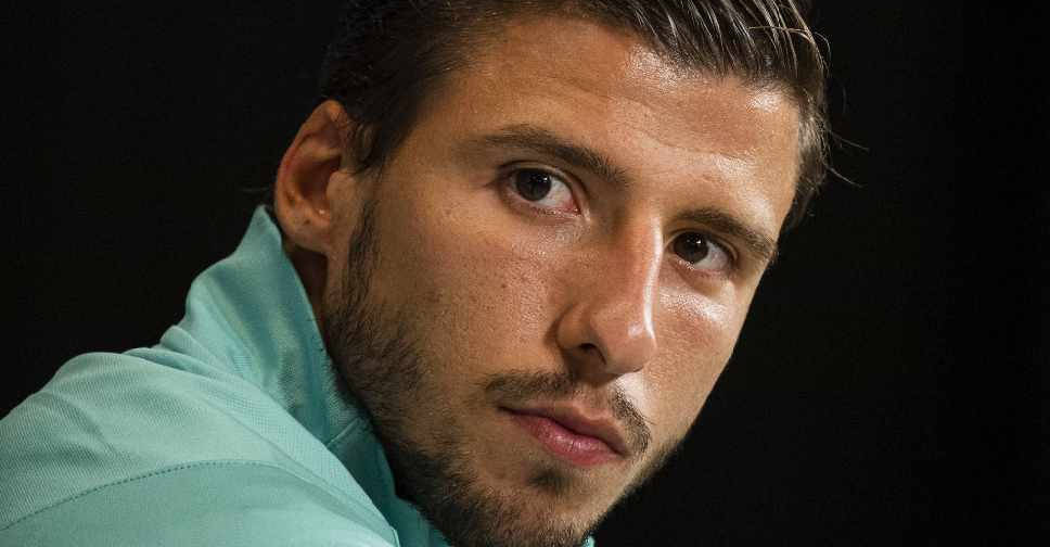Ruben Dias, teal hoodie, short dark hair, SD Desktop Wallpaper