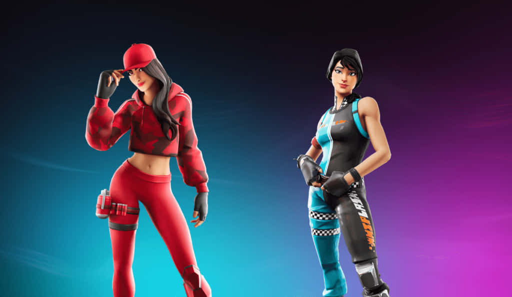 Ruby Fortnite Skin, Fortnite, blue, SD Desktop Wallpaper