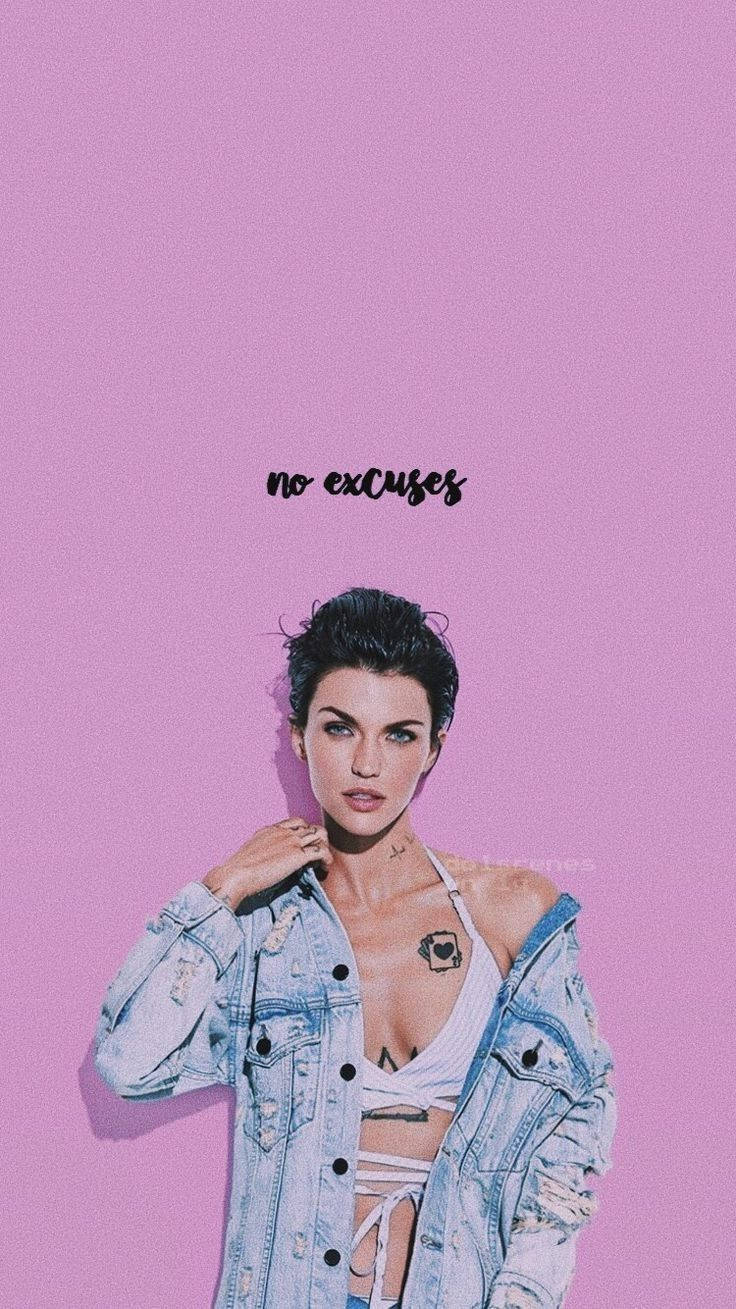 Ruby Rose, no excuses, denim jacket, HD Phone Wallpaper