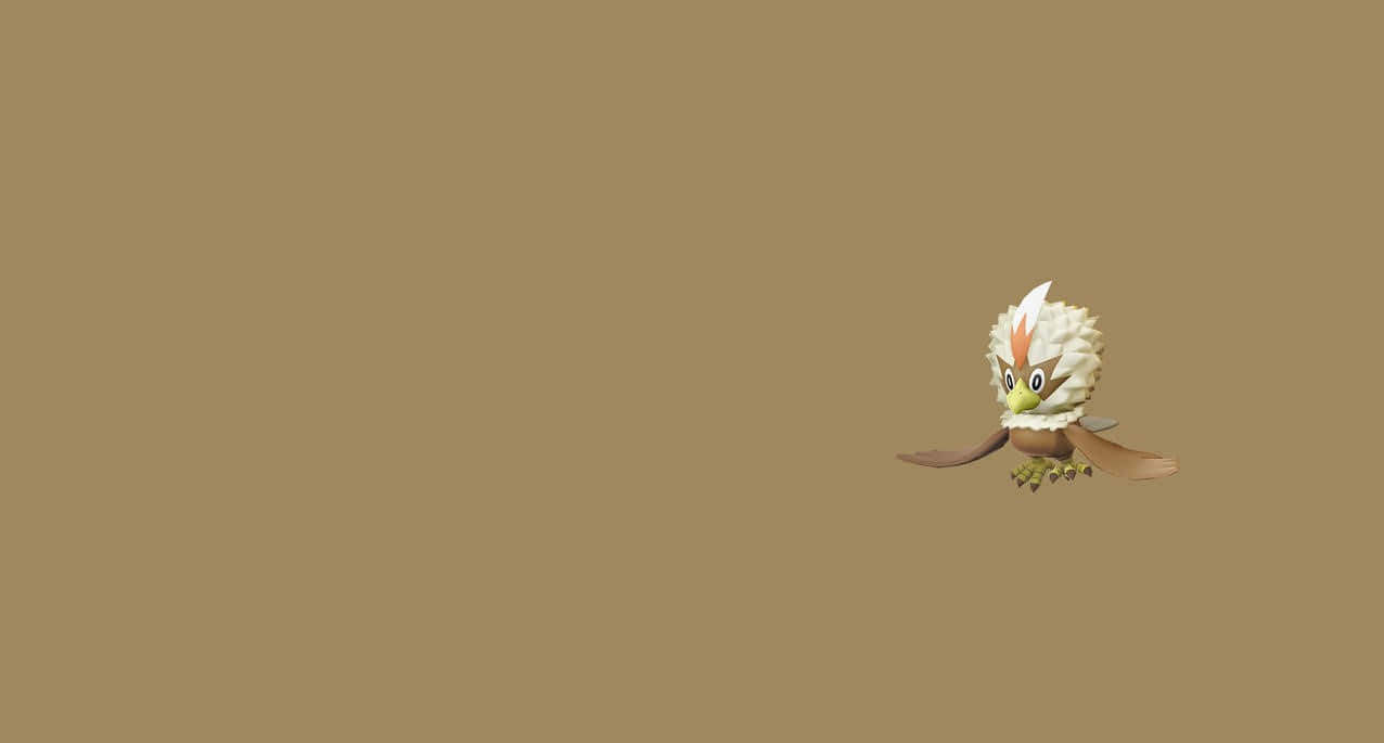 Rufflet, shiny, orange crest, SD Desktop Wallpaper