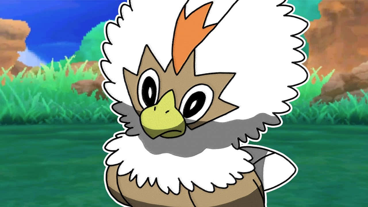 Rufflet, grassy field, water, HD Desktop Wallpaper