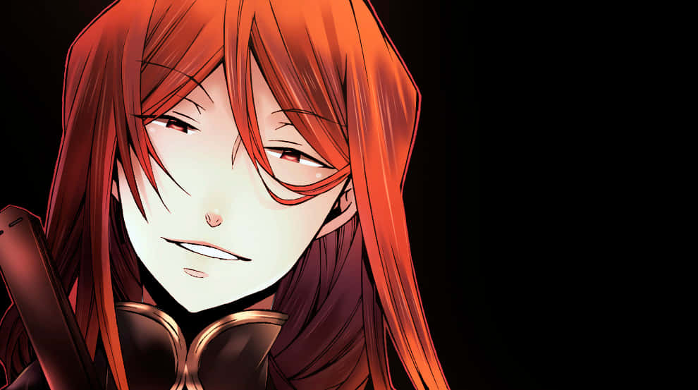 Rufus Barma, fiery red hair, subtle smirk, SD Desktop Wallpaper