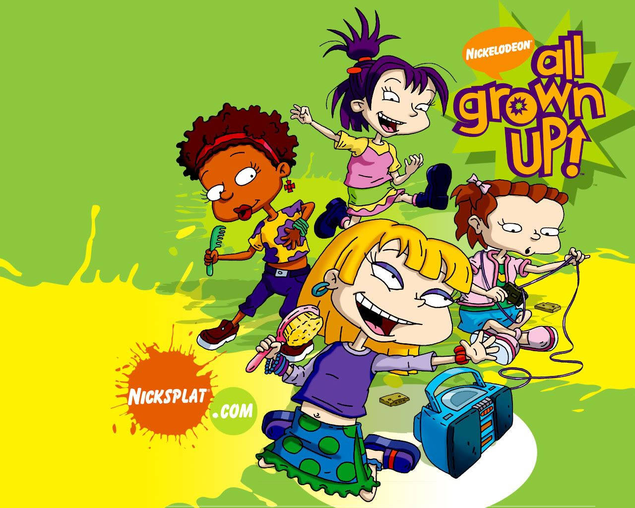 Rugrats, female characters, animated kids, HD Desktop Wallpaper