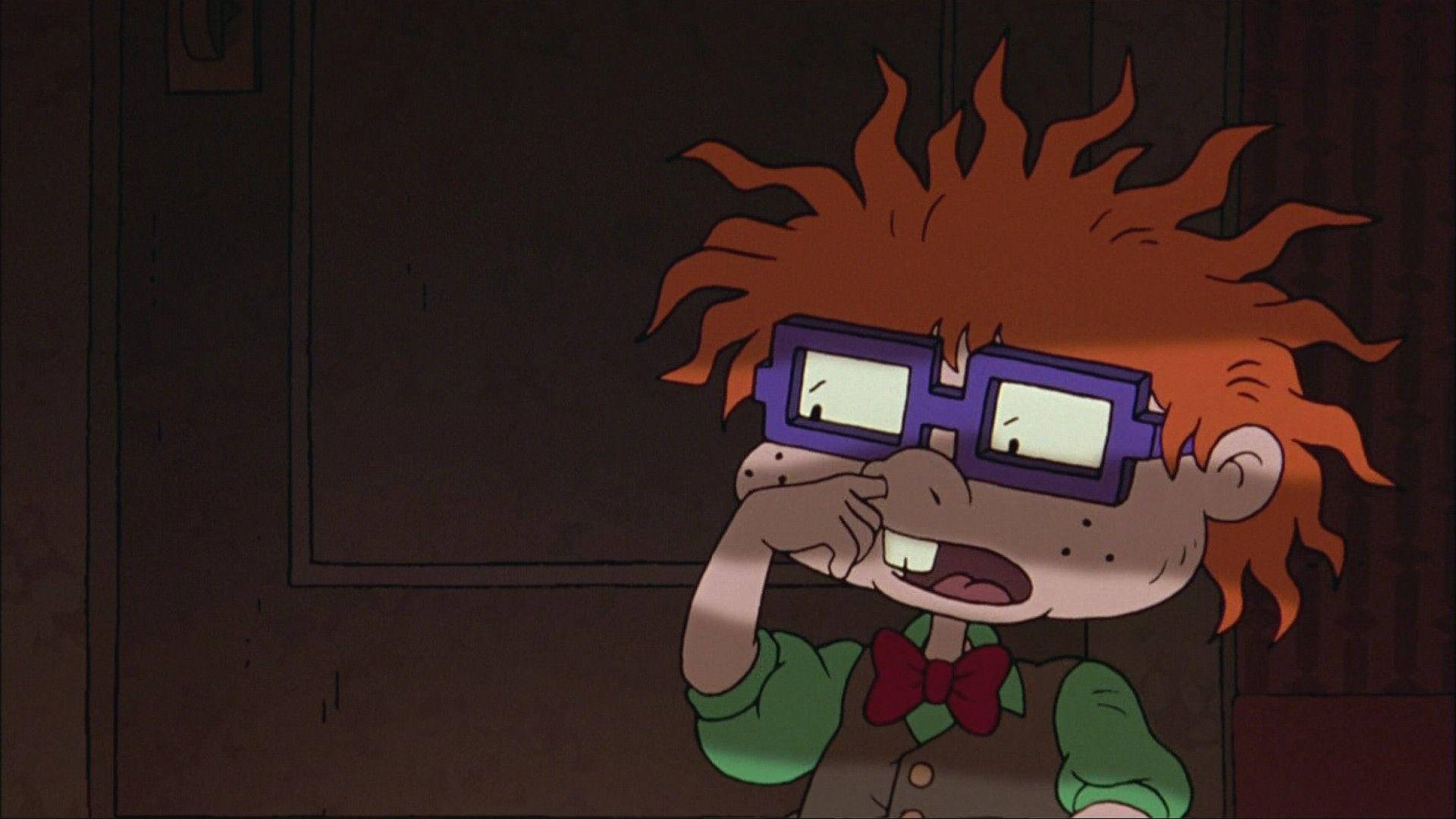 Rugrats, cartoon boy, wild orange hair, Full HD Desktop Wallpaper