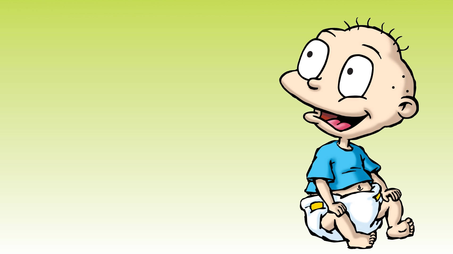 Rugrats, baby, blue shirt, Full HD Desktop Wallpaper