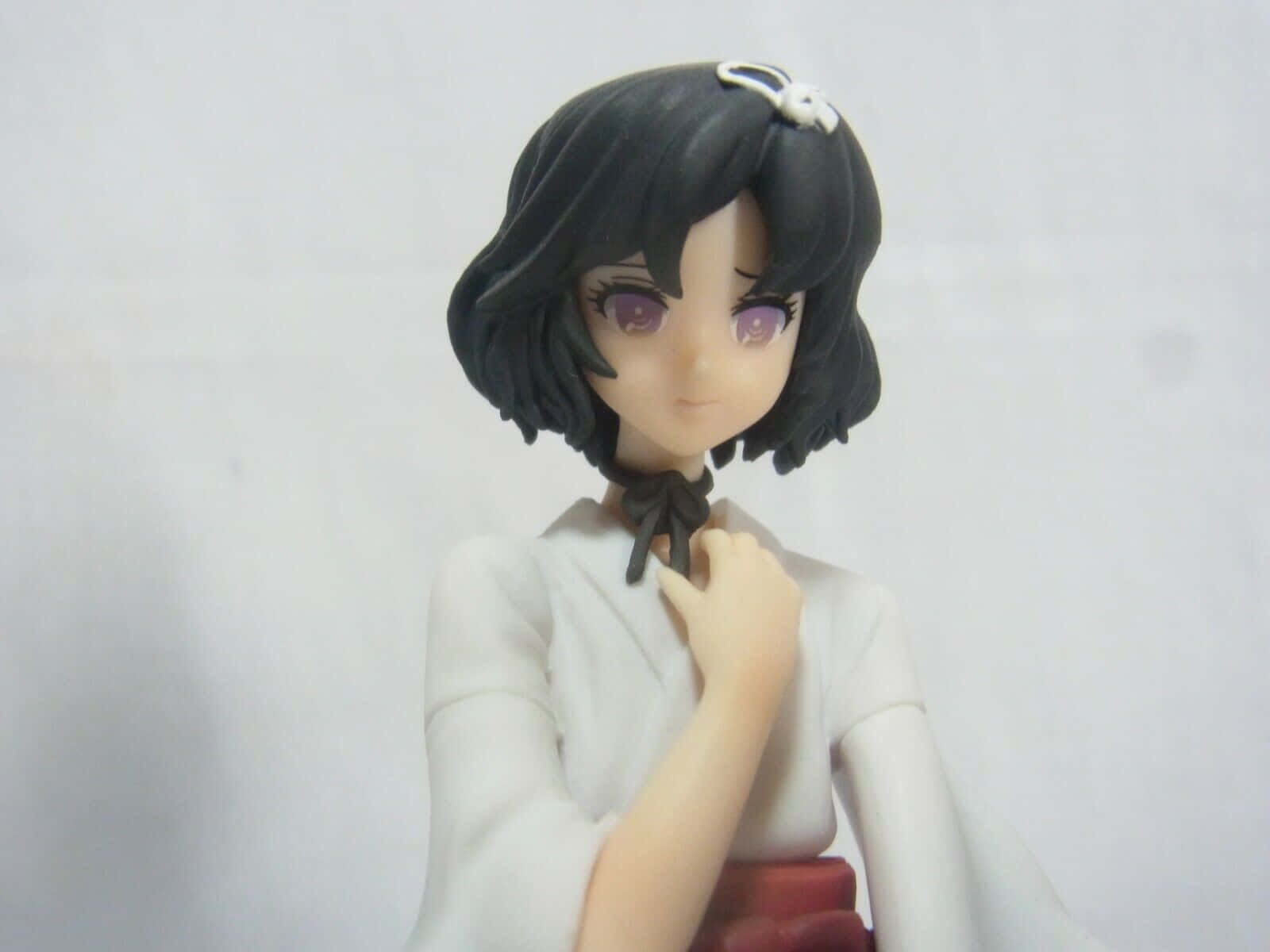 Ruka Urushibara, black bob hair, purple eyes, HD Desktop Wallpaper