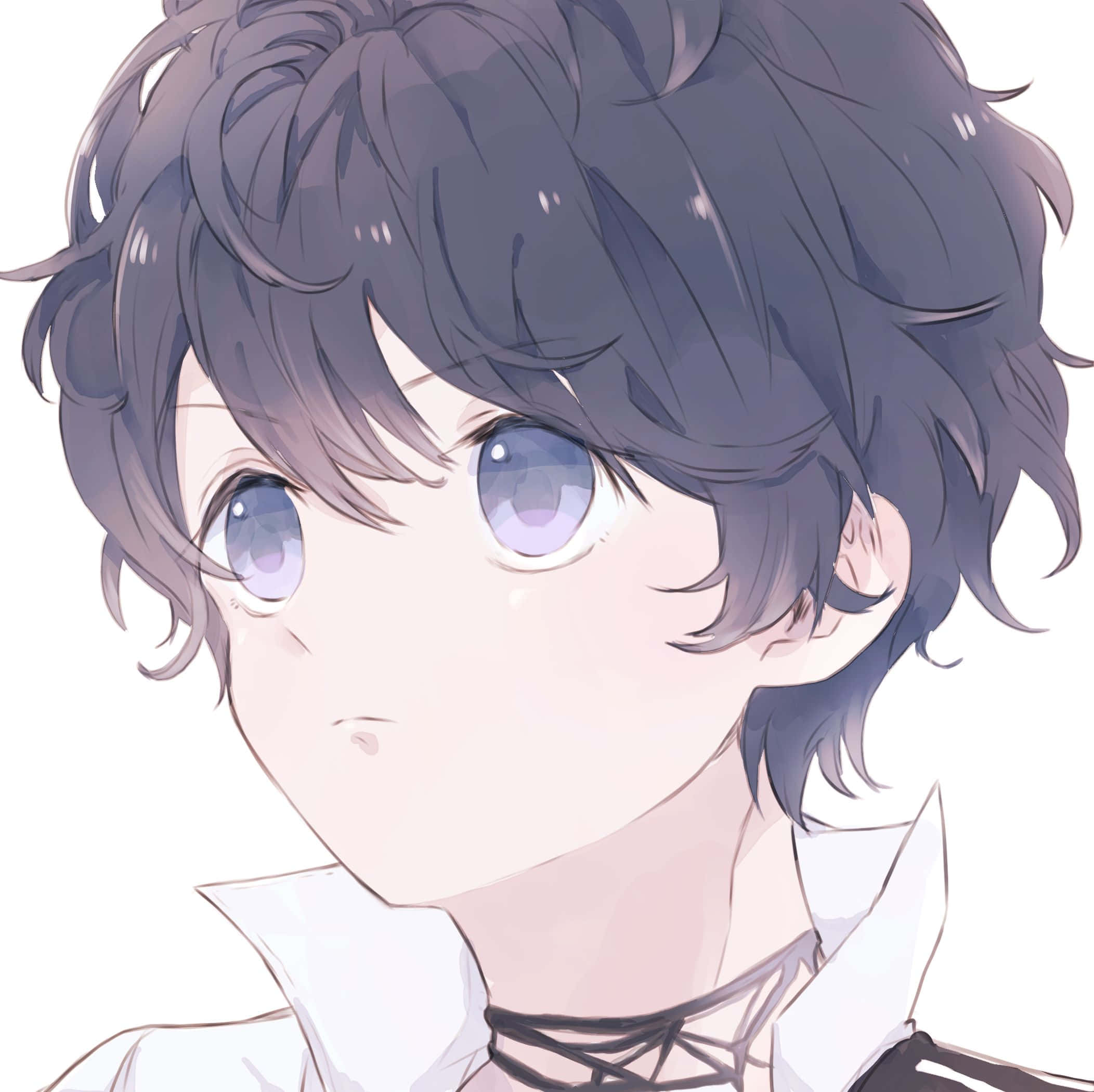 Ruki Mukami, anime-style portrait, young man, Full HD Desktop Wallpaper