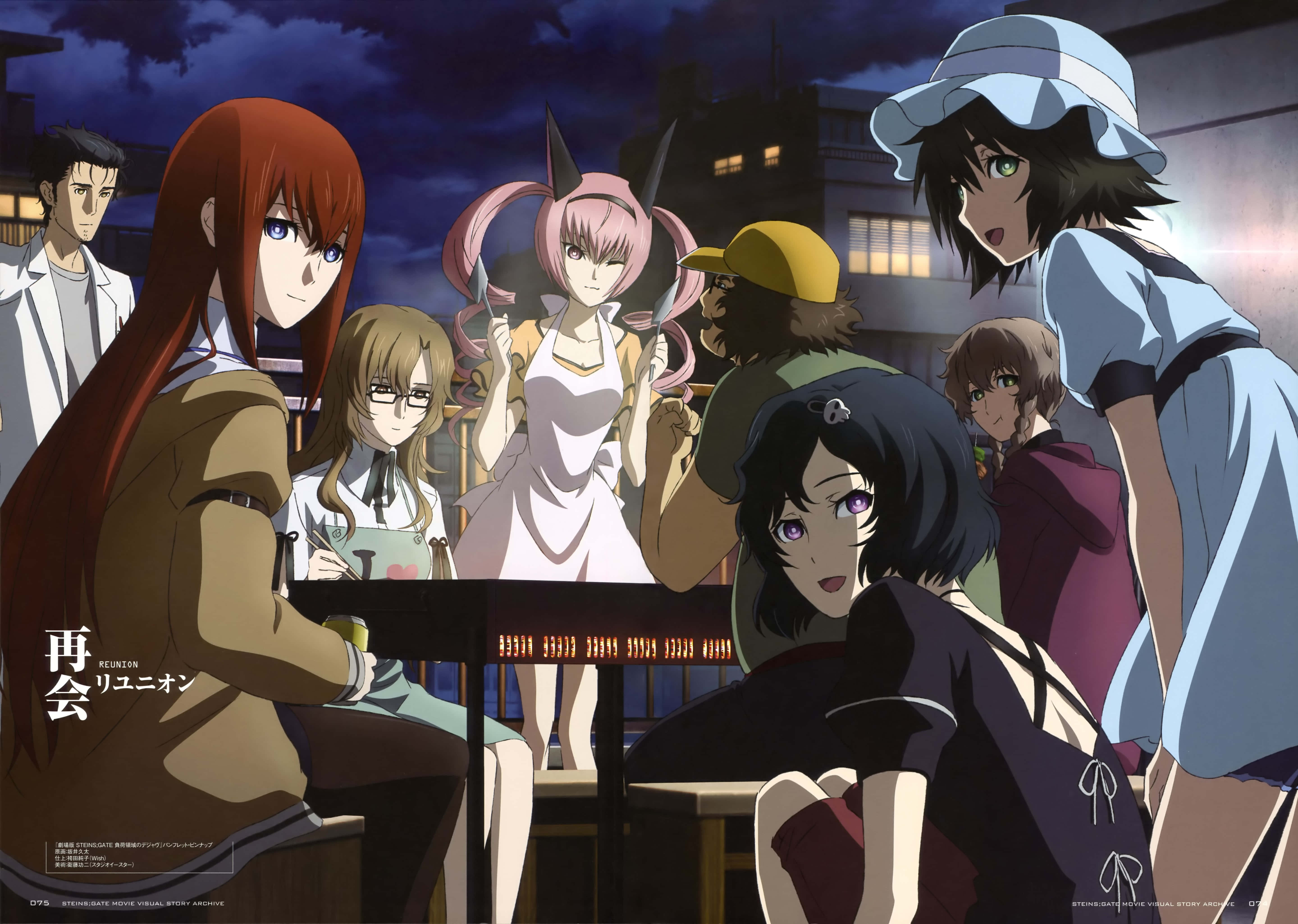Rumiho Akiha, anime characters, dimly lit urban alley, 5K Desktop Wallpaper
