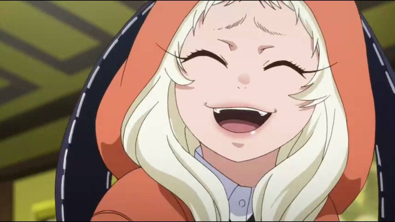 Runa Yomozuki, white hair, orange hoodie, HD Desktop Wallpaper