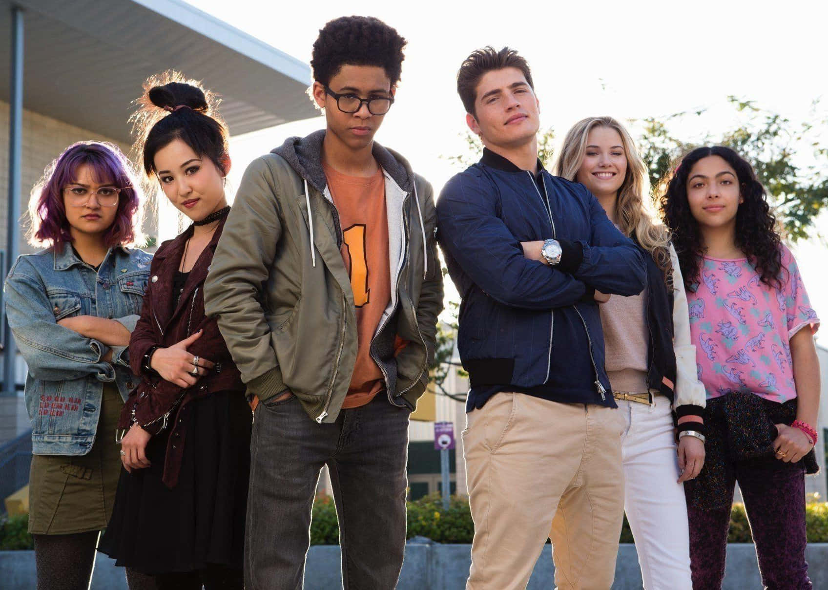 Runaways, teenage superheroes, outdoors, HD Desktop Wallpaper