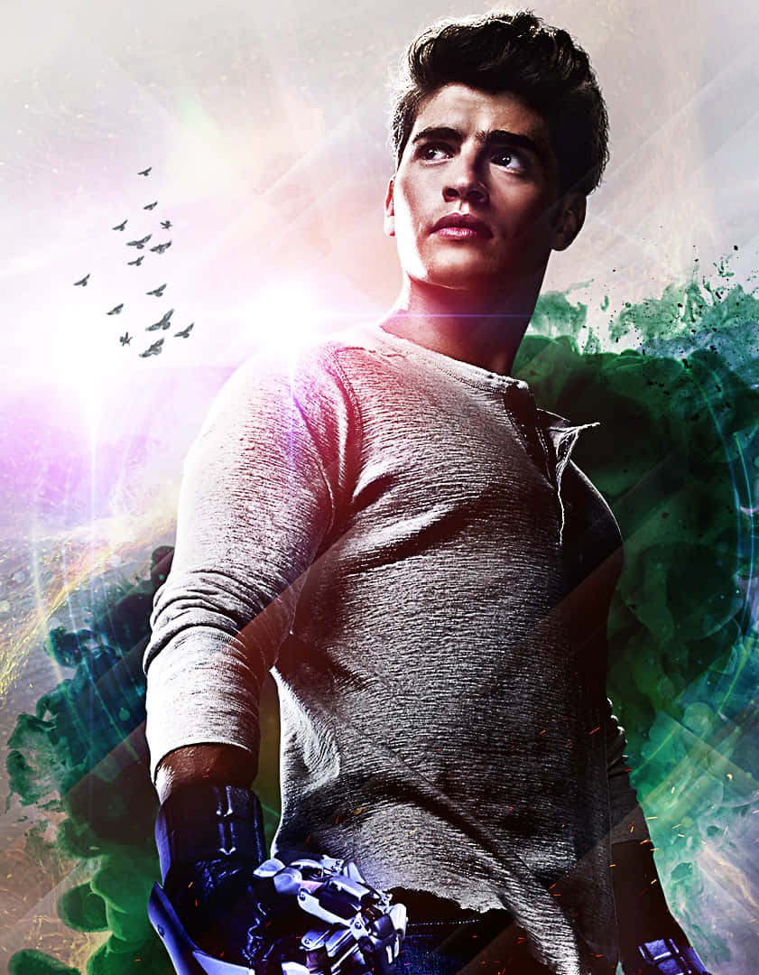 Runaways, robotic arm, sunburst, SD Phone Wallpaper