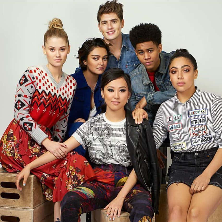 Runaways, Six diverse young adults, colorful eclectic outfits, SD Desktop Wallpaper