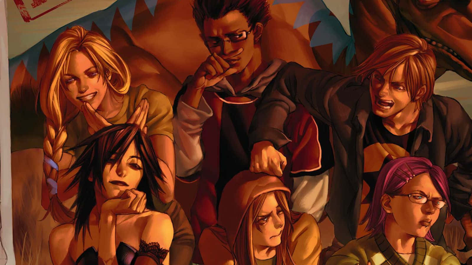 Runaways, TV Series Cast, anime illustration, HD Desktop Wallpaper