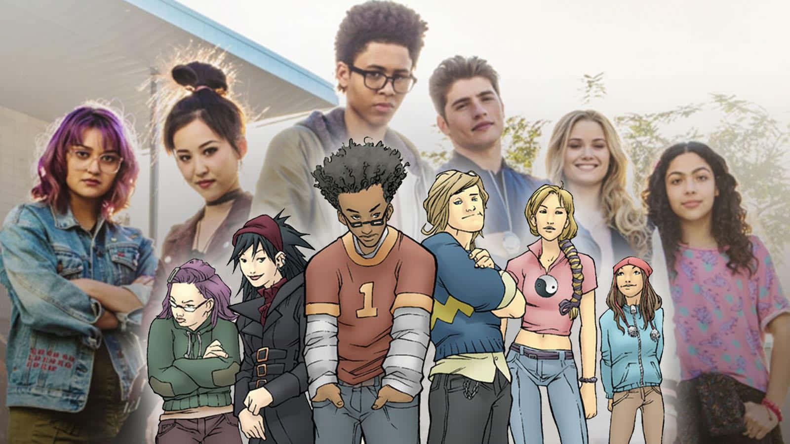 Runaways, teenage, diverse group of teens, HD Desktop Wallpaper