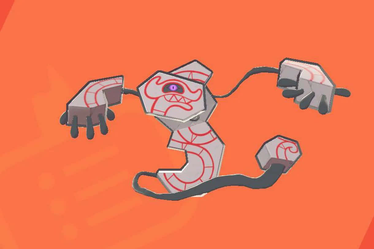Runerigus, red markings, purple eye, SD Desktop Wallpaper