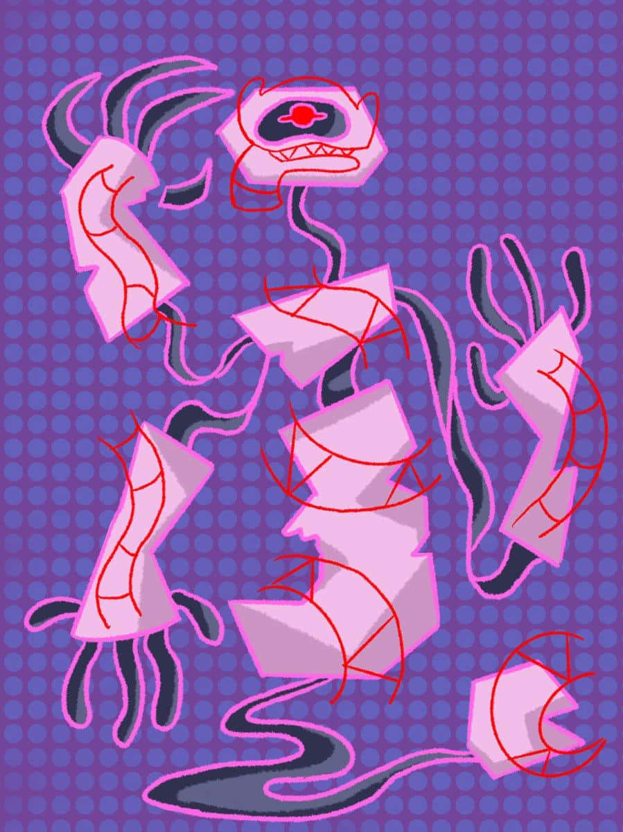 Runerigus, pink, purple, SD Phone Wallpaper