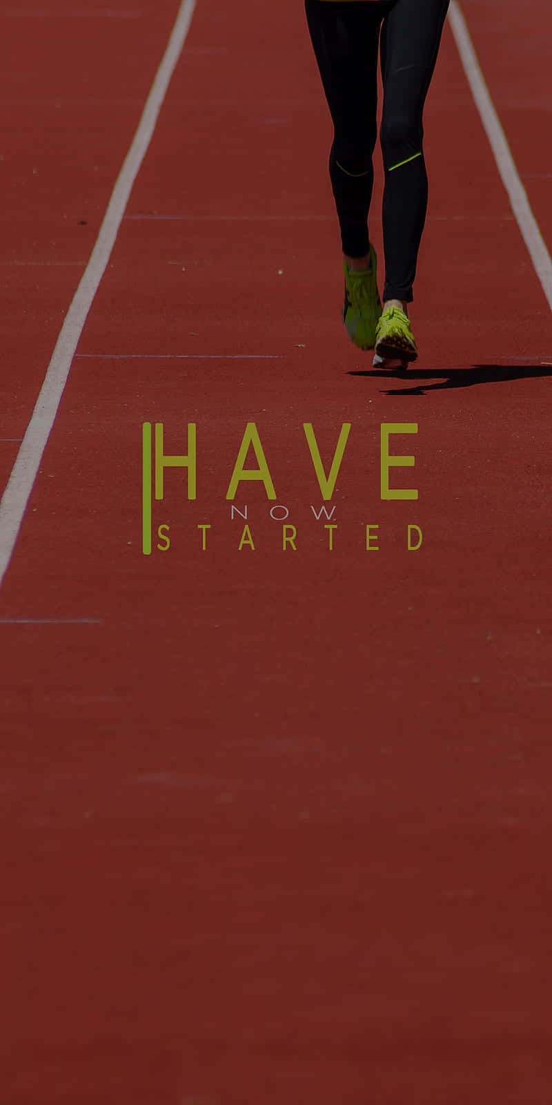 neon shoes, red track, bold text, HD Phone Wallpaper