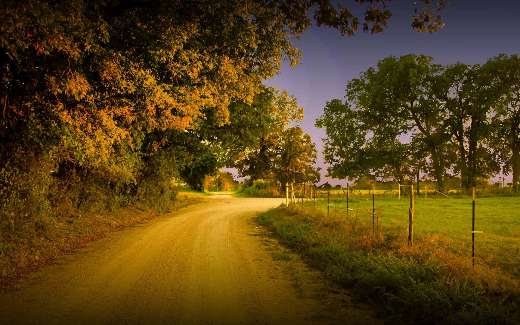 fall country, 1728 x 1080, winding dirt road, HD Desktop Wallpaper