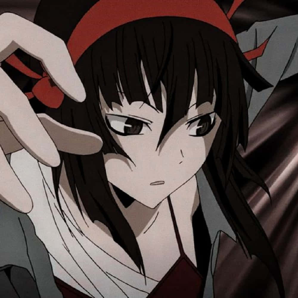 Ruri Hijiribe, dark hair, red headband, SD Desktop Wallpaper