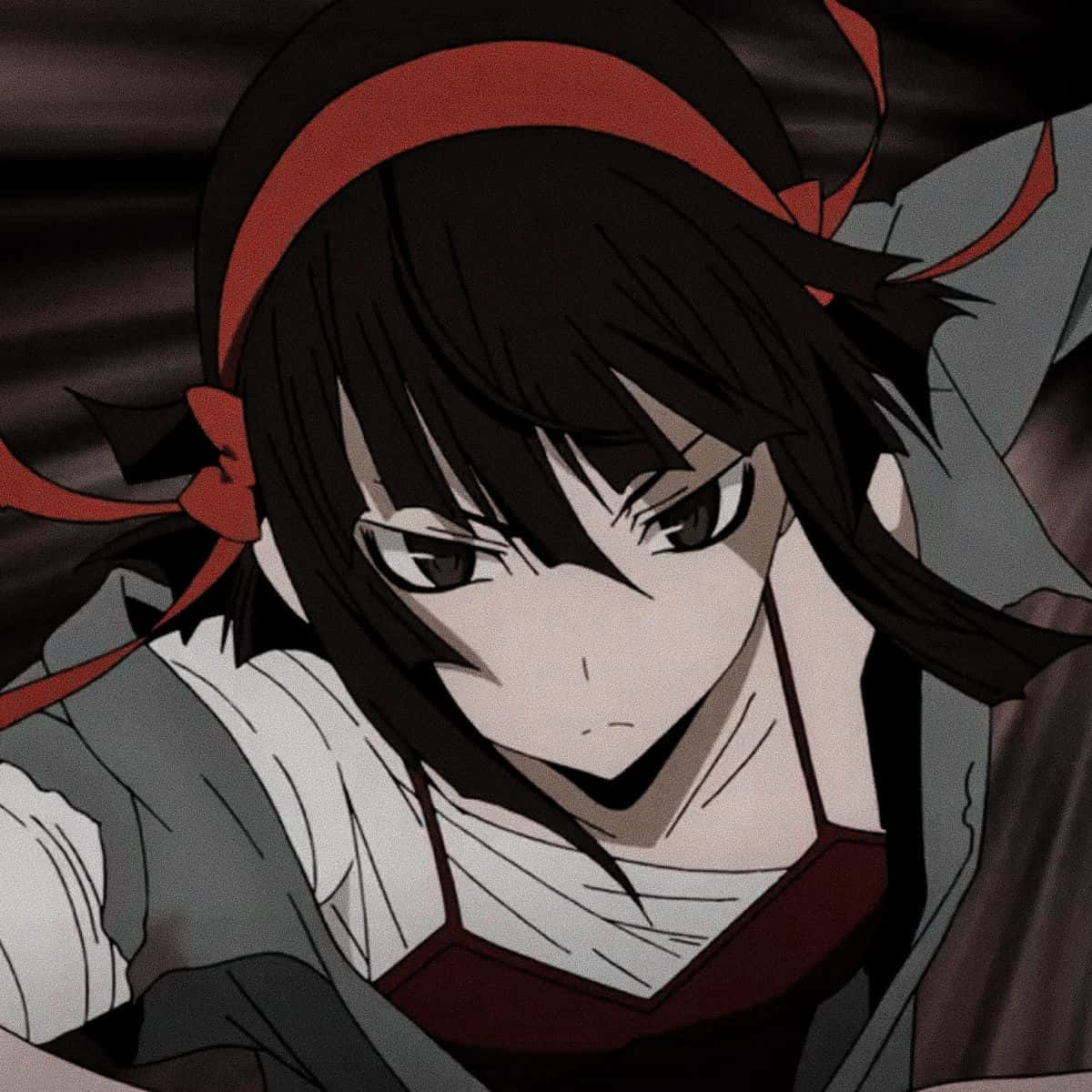 Ruri Hijiribe, dark hair, red headband, SD Desktop Wallpaper