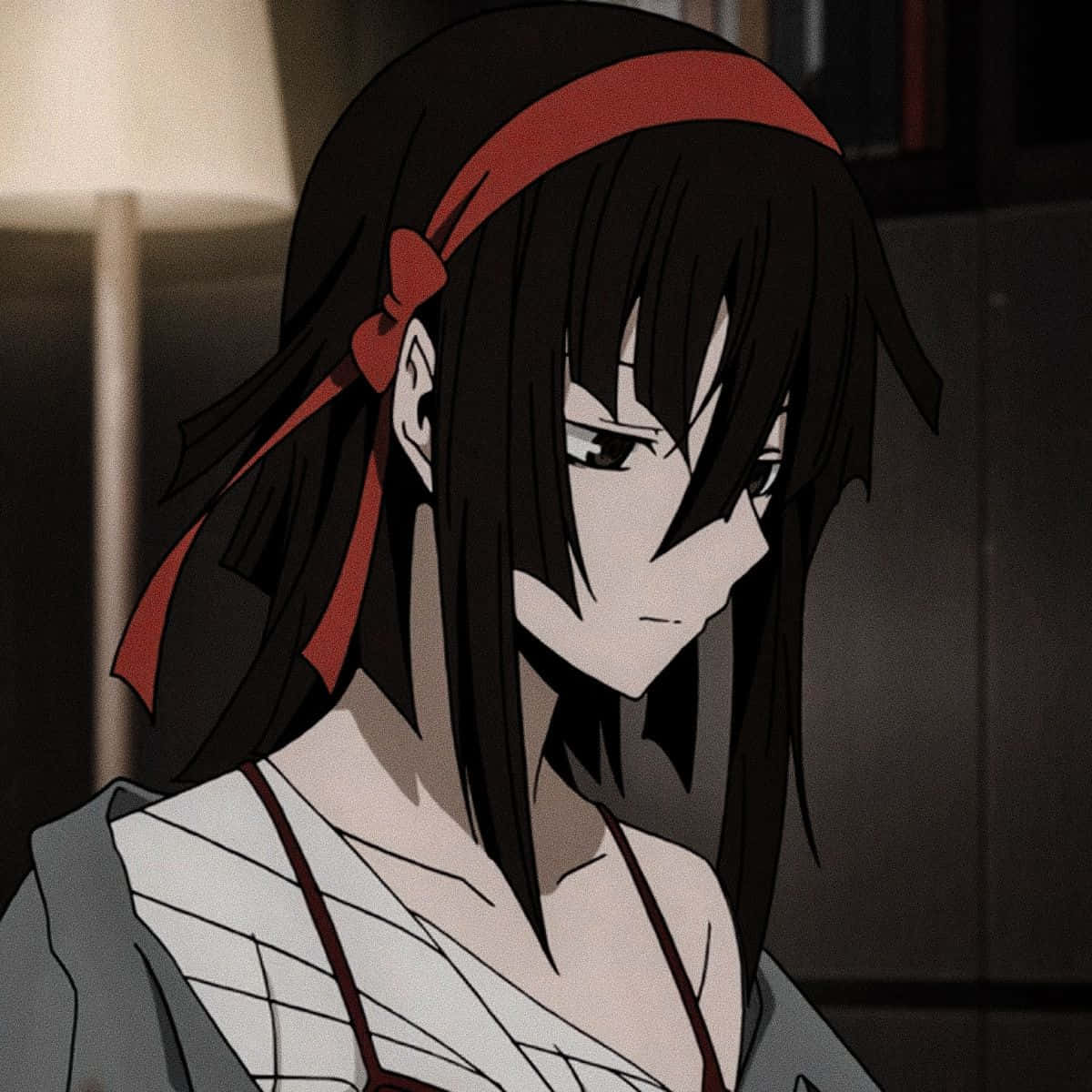 Ruri Hijiribe, dark-haired, red headband, SD Desktop Wallpaper