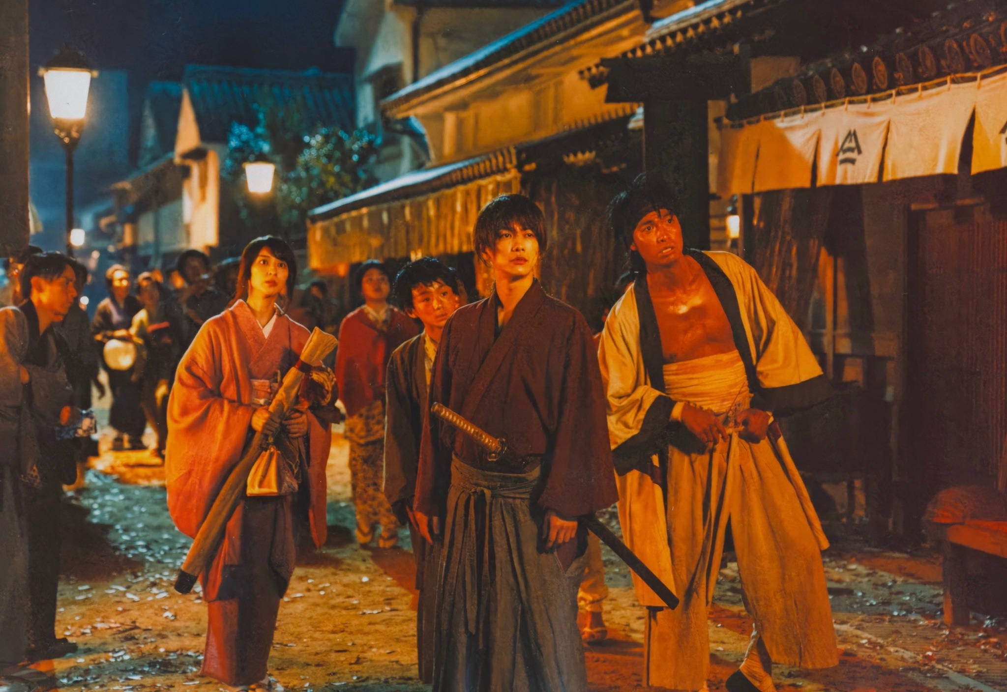 Rurouni Kenshin, samurai, traditional robes, Full HD Desktop Wallpaper