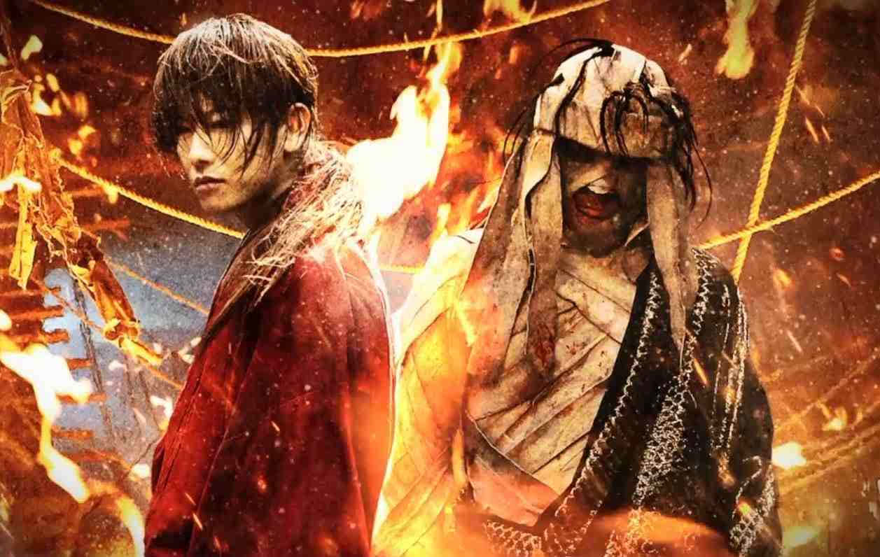 Rurouni Kenshin Movie, 1257 x 796, flames, SD Desktop Wallpaper