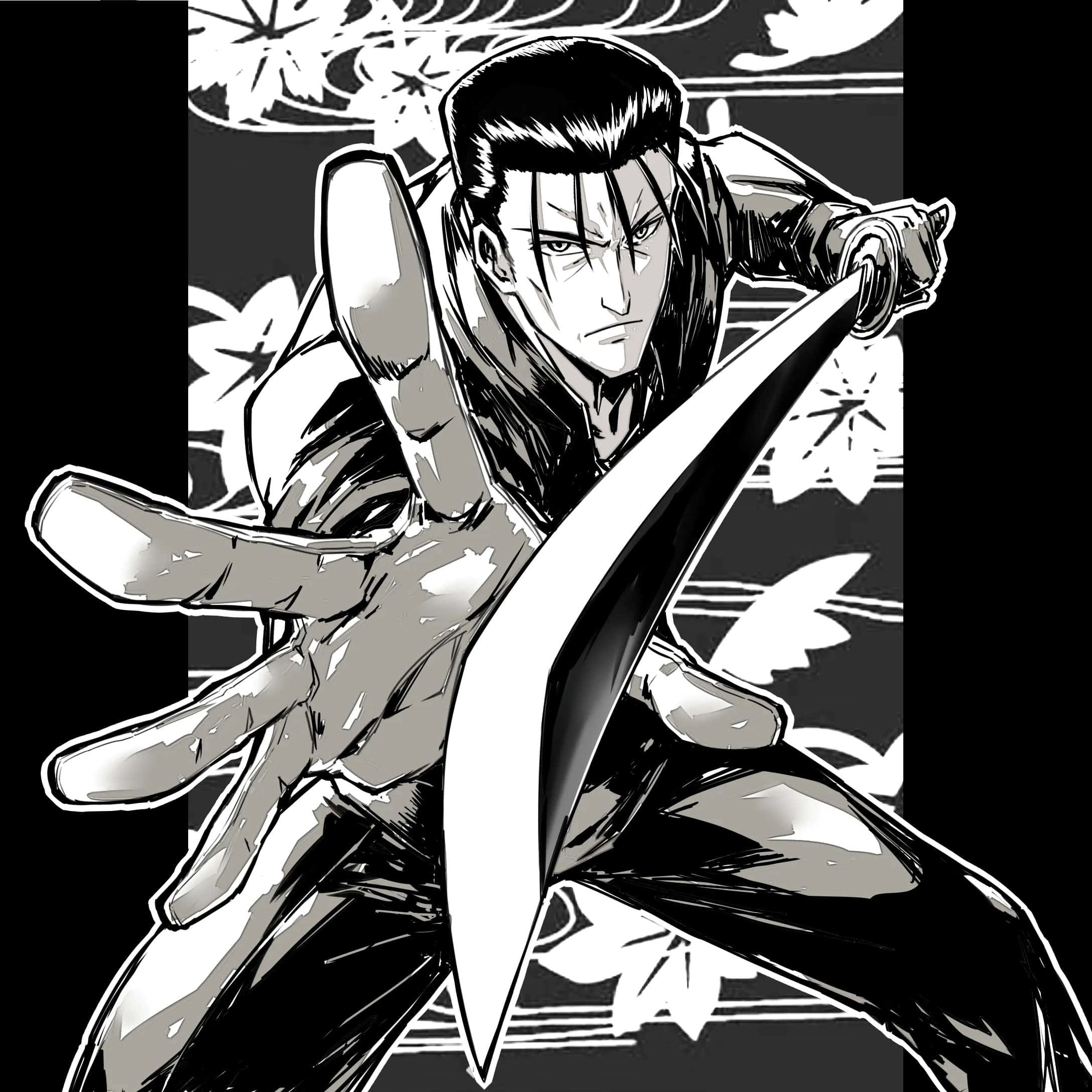 Saito Hajime, Rurouni Kenshin, action pose, Full HD Desktop Wallpaper