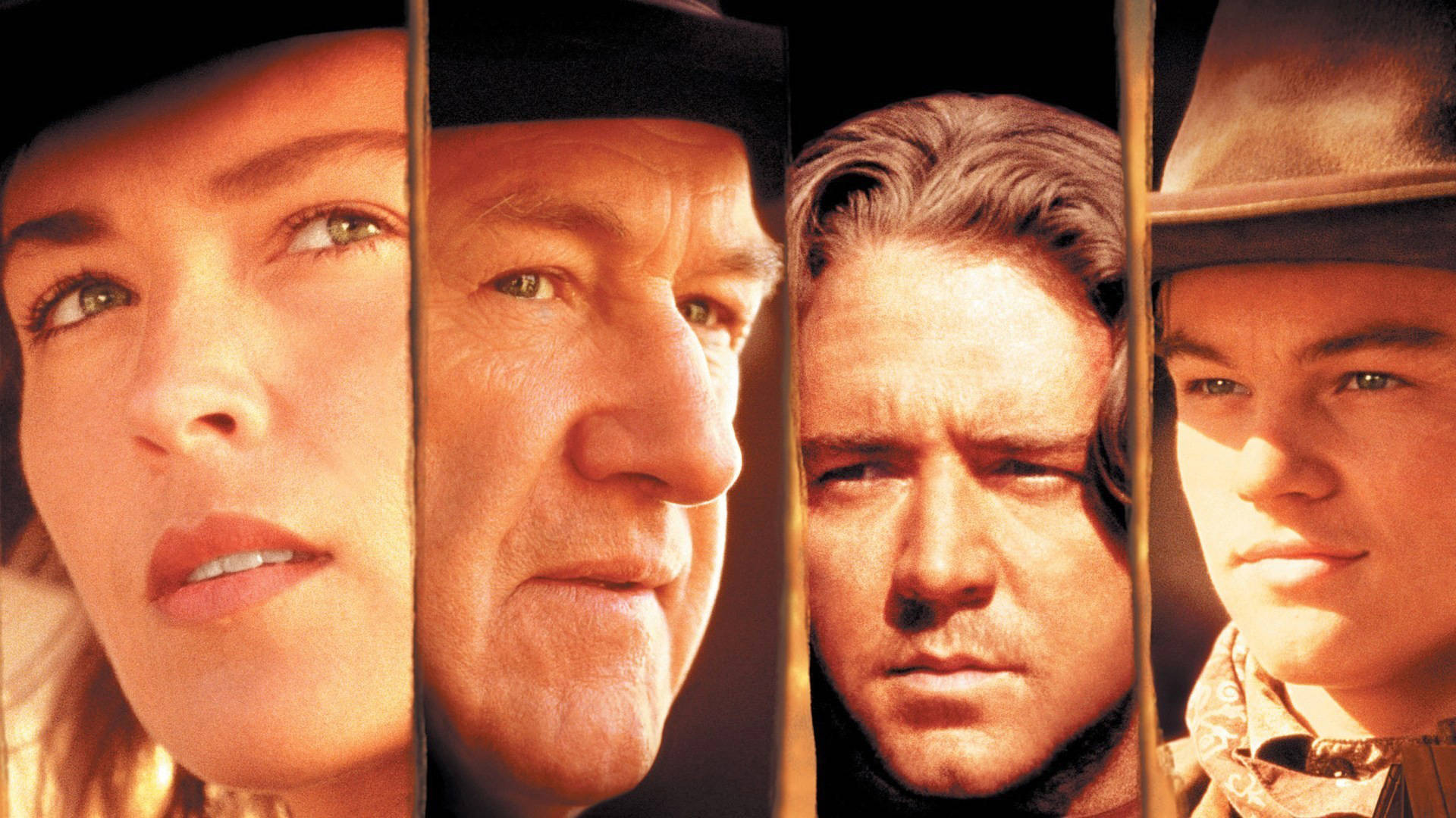 Russell Crowe, Western, wooden slats, Full HD Desktop Wallpaper