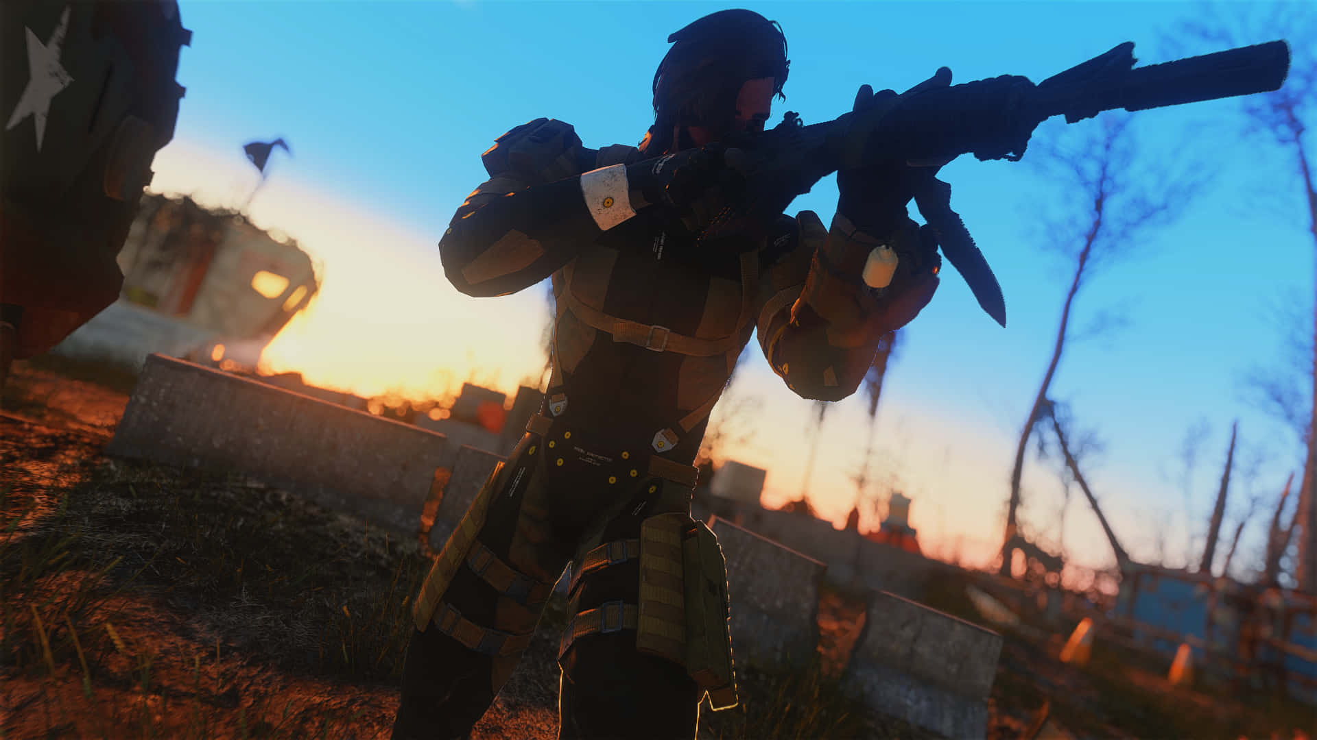 Rust, soldier, tactical gear, Full HD Desktop Wallpaper
