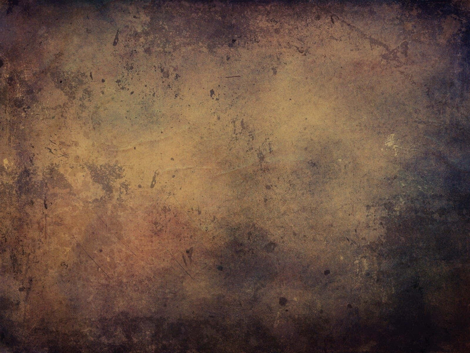 vintage texture, mottled brown ochre, darkened edges, HD Desktop Wallpaper