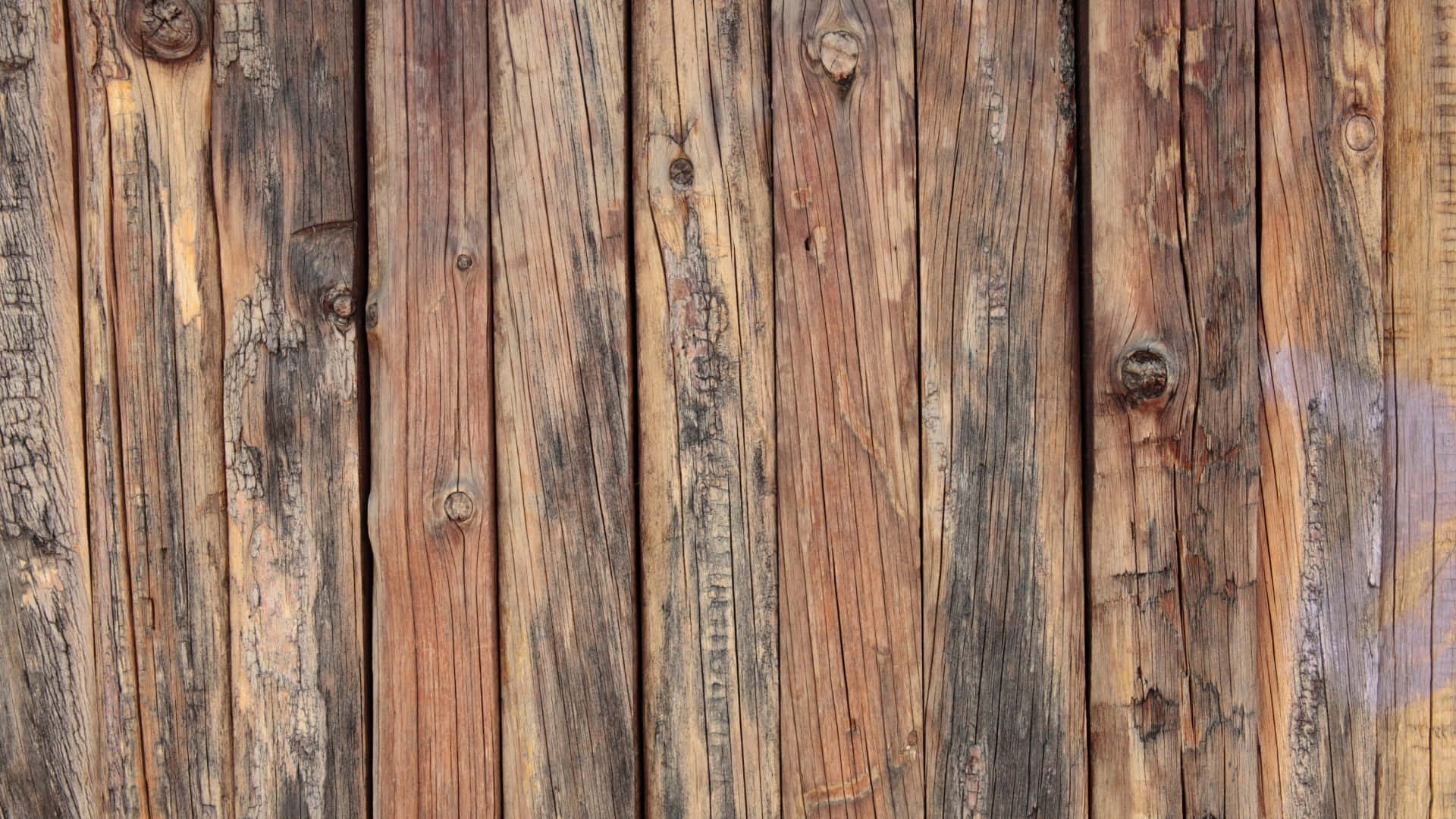 rustic fence, weathered vertical wooden planks, rich grain knots, Full HD Desktop Wallpaper