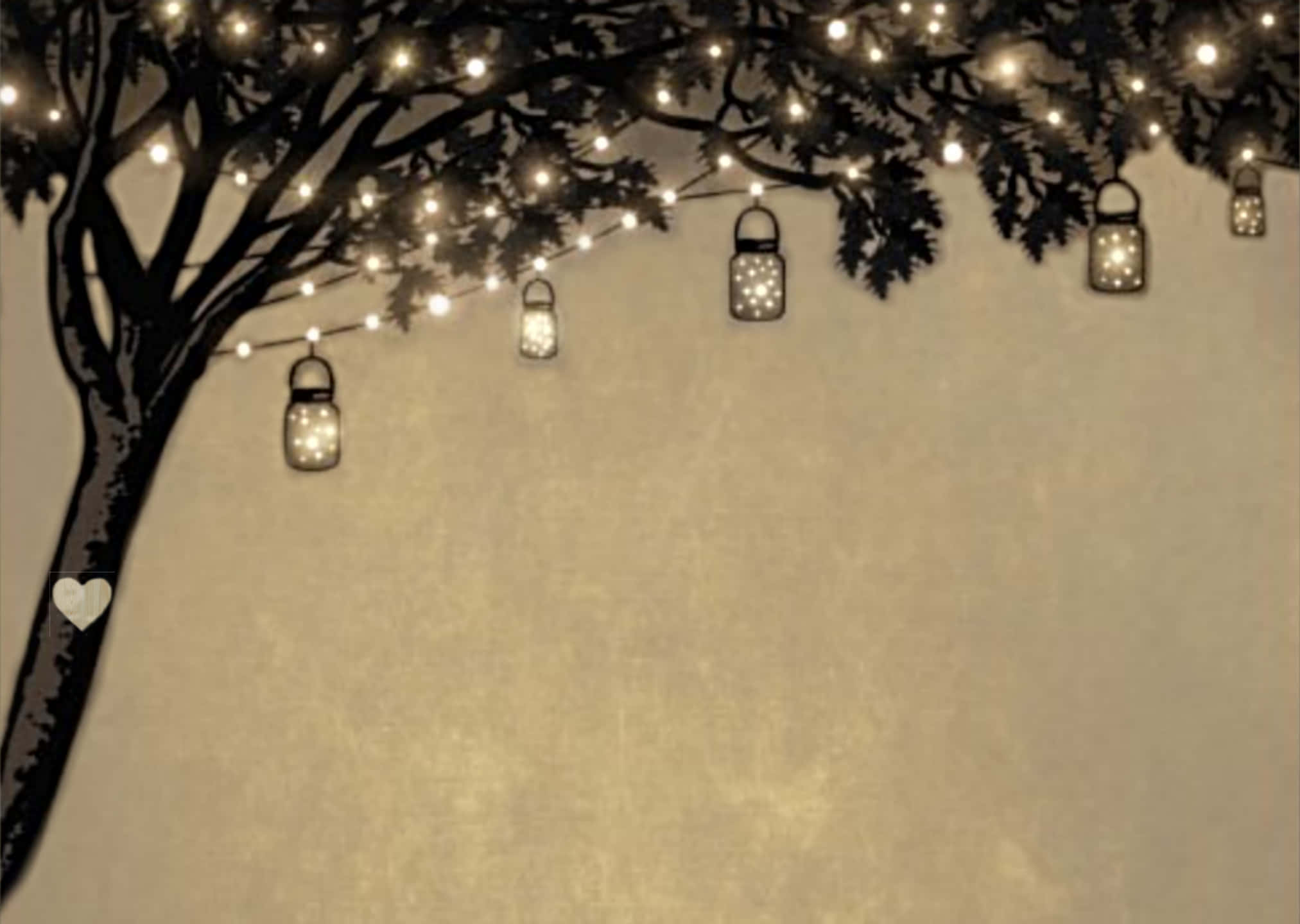 rustic lights, glowing string lights, hanging lanterns, Full HD Desktop Wallpaper
