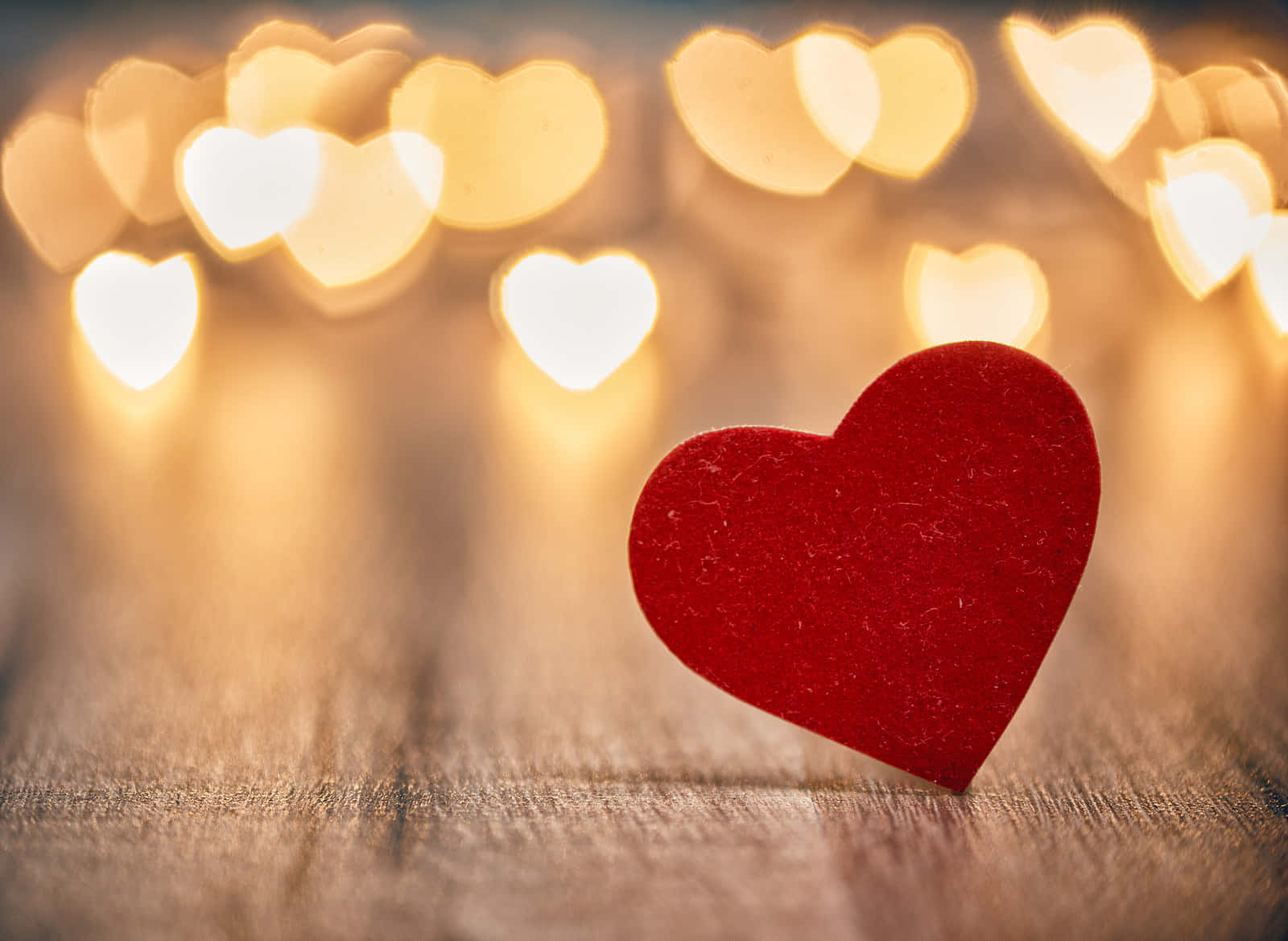 Rustic Valentine's Day, textured red heart, wooden surface, HD Desktop Wallpaper
