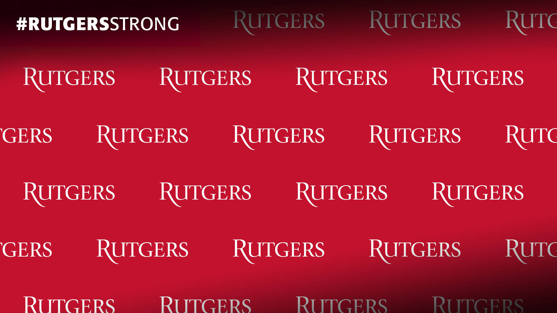 Rutgers Red, canvas background, repeating white Rutgers text, Full HD Desktop Wallpaper