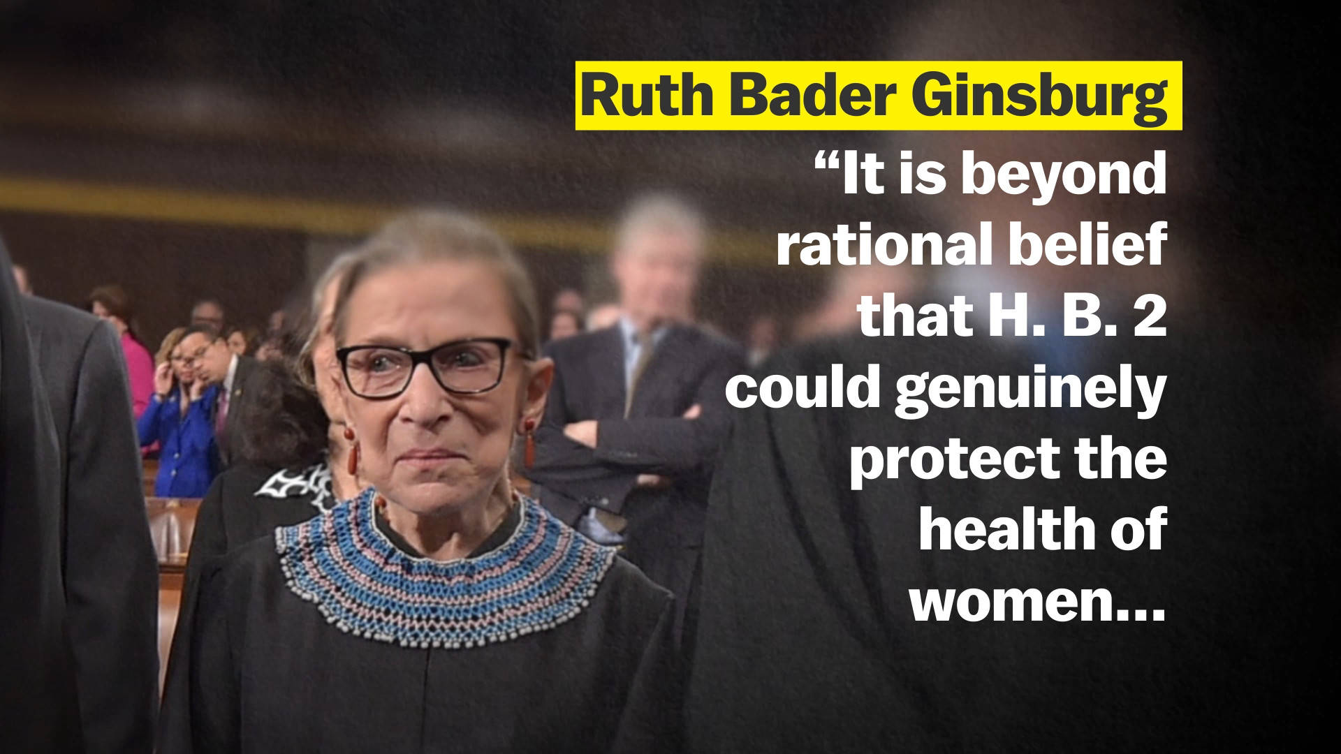 Ruth Bader Ginsburg, judicial robe, H.B.2, Full HD Desktop Wallpaper
