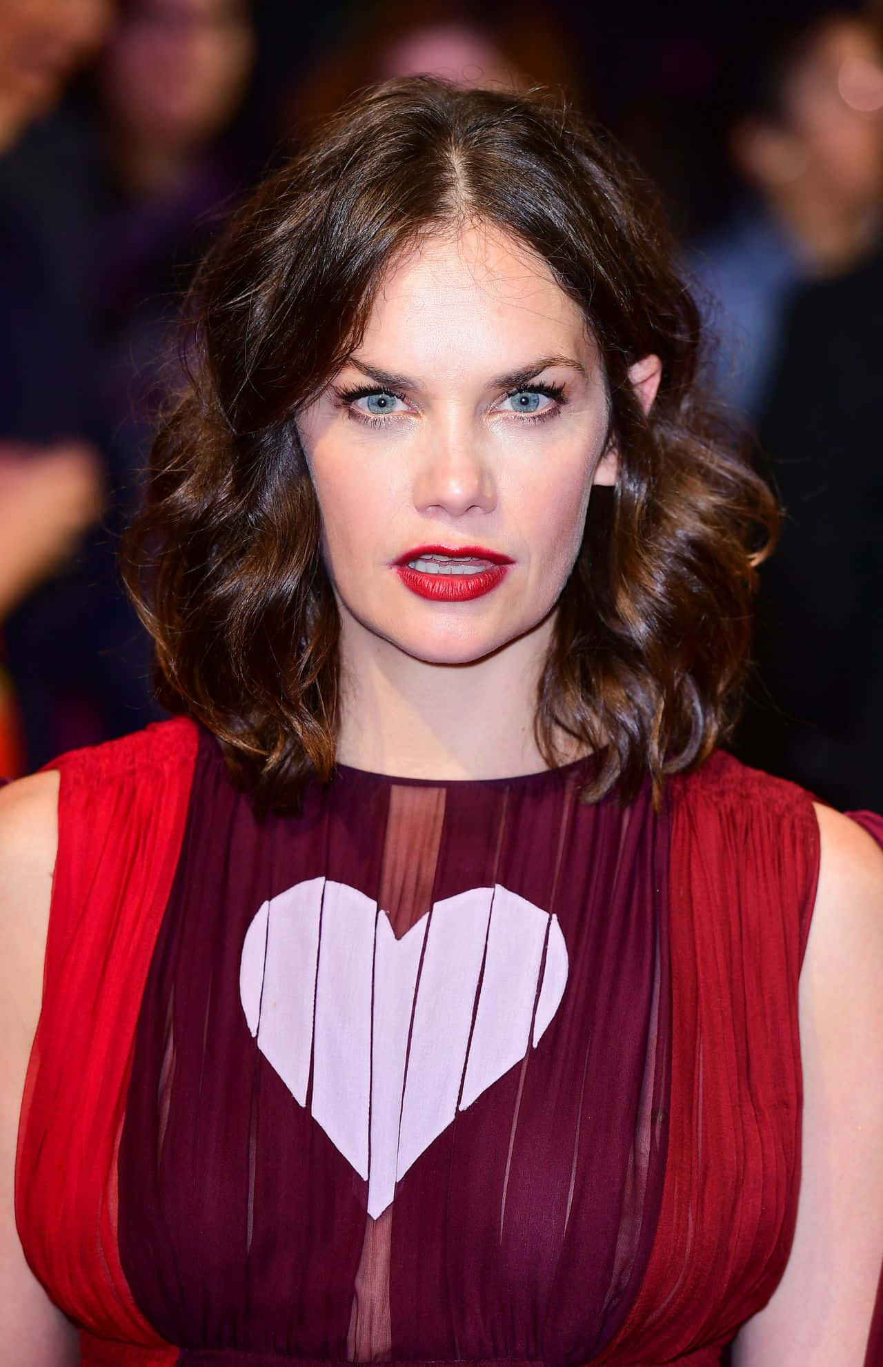 Ruth Wilson, wavy brown hair, striking blue eyes, Full HD Phone Wallpaper