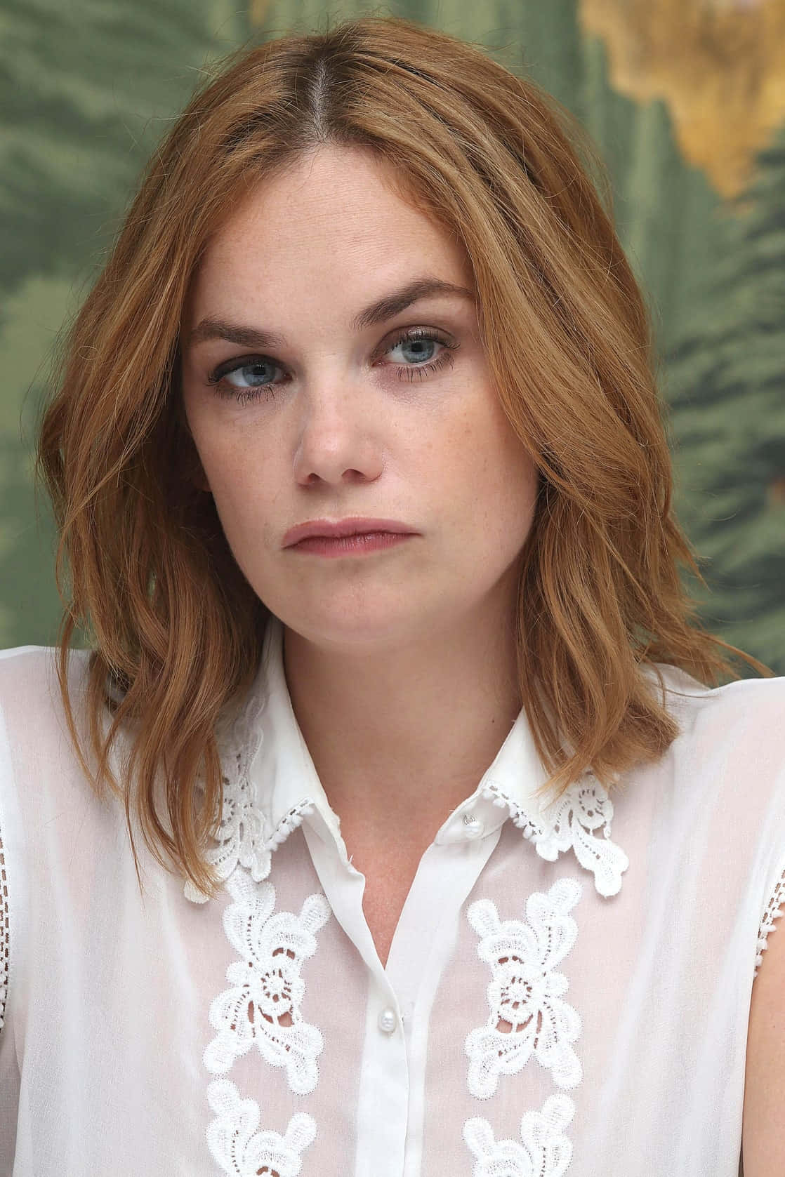 Ruth Wilson, auburn hair, blue eyes, HD Phone Wallpaper
