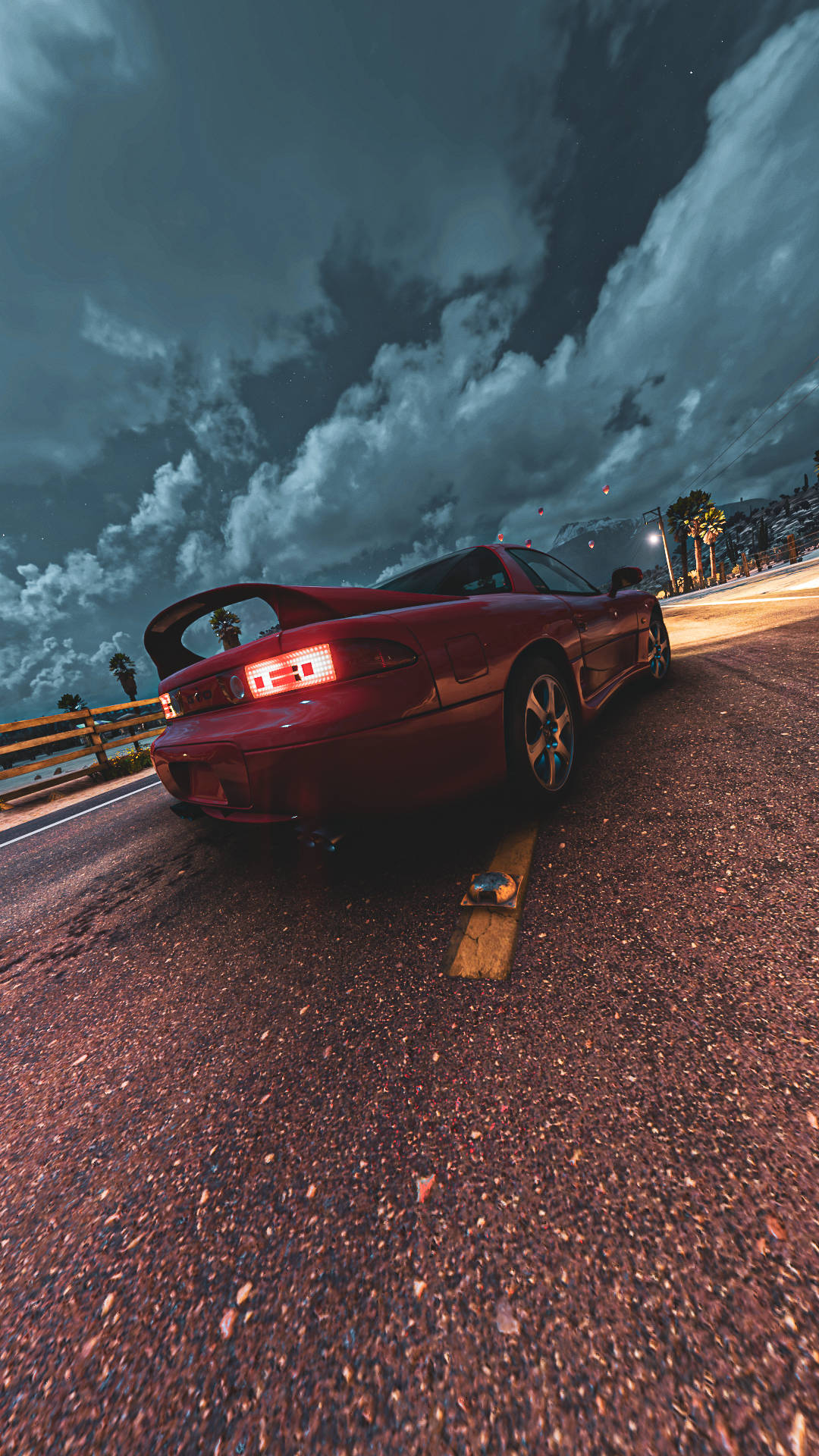 Rx7, iPhone, red sports car, Full HD Phone Wallpaper