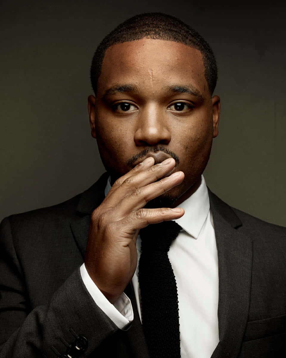 Ryan Coogler, dark suit, white shirt, SD Phone Wallpaper